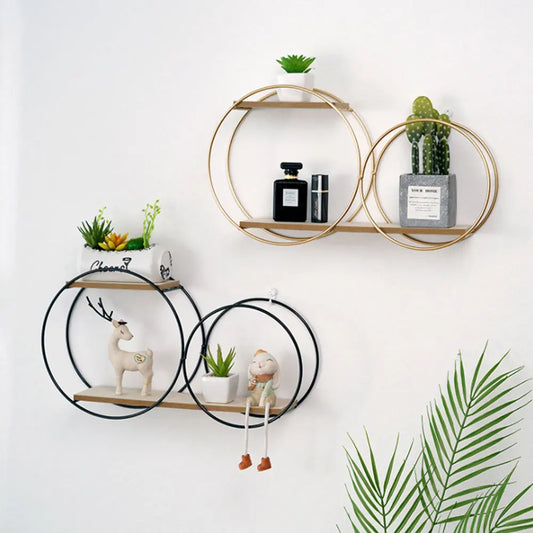 Circular Hanging Wall Shelf