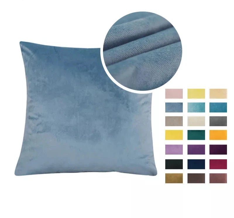 Velvet Throw Pillow Cover