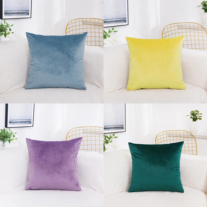 Velvet Throw Pillow Cover