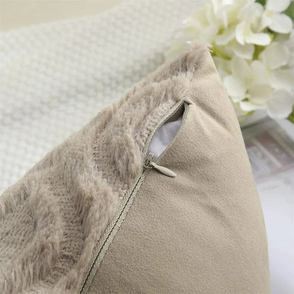 Faux Wool Cushion Cover