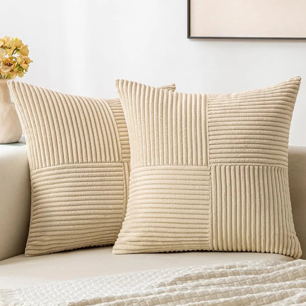 Spliced Throw Pillow Cover