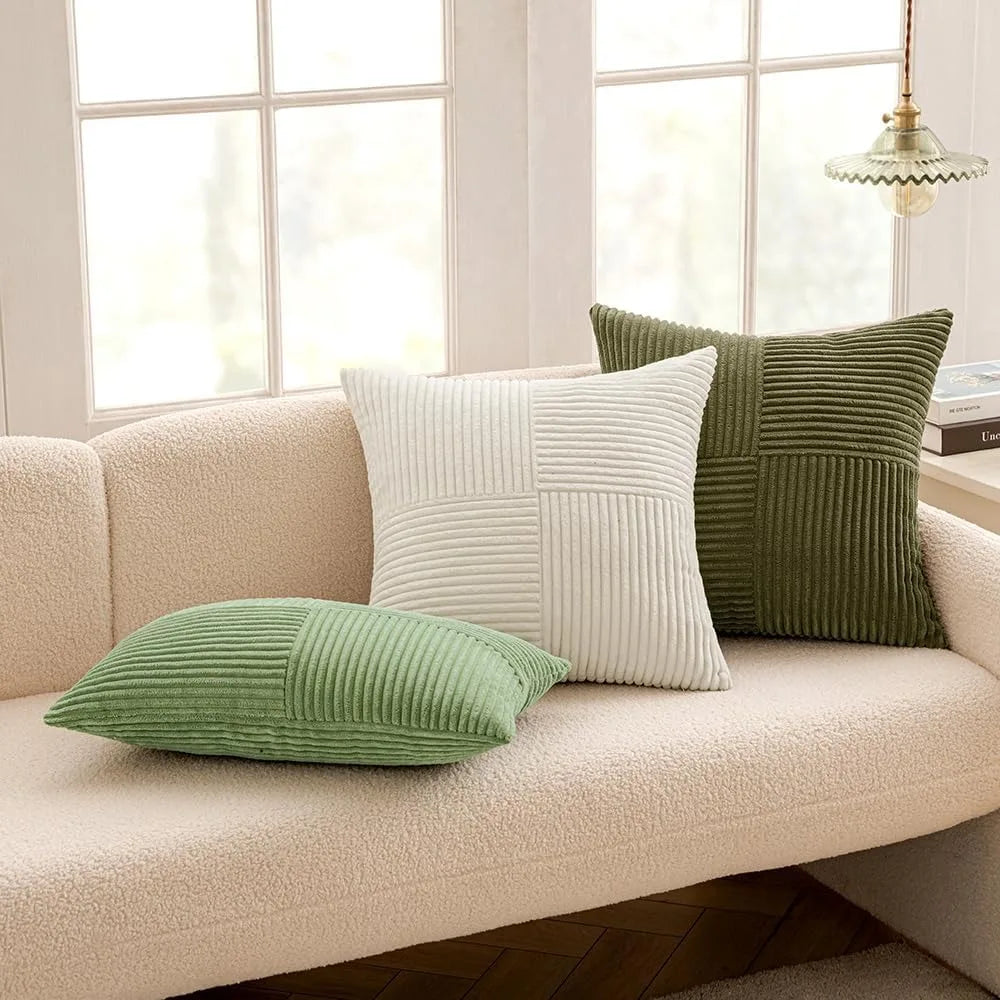 Spliced Throw Pillow Cover