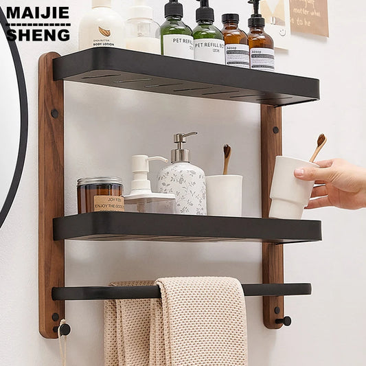 Square Shelves for Bathroom Items