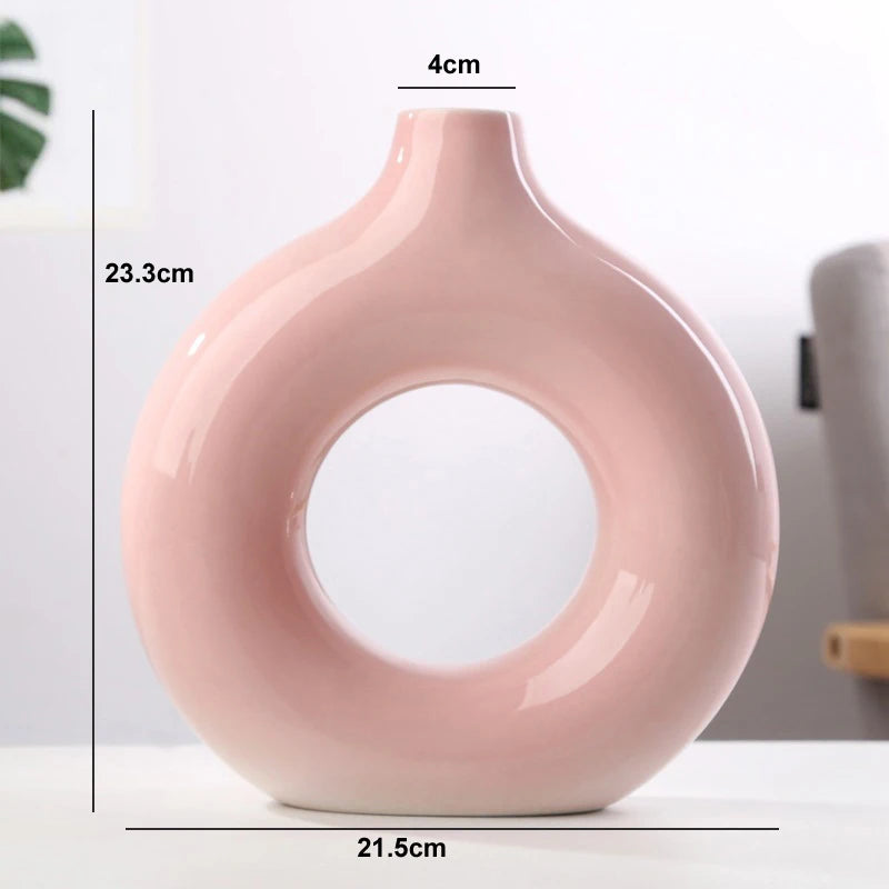 Circular Hollow Vase