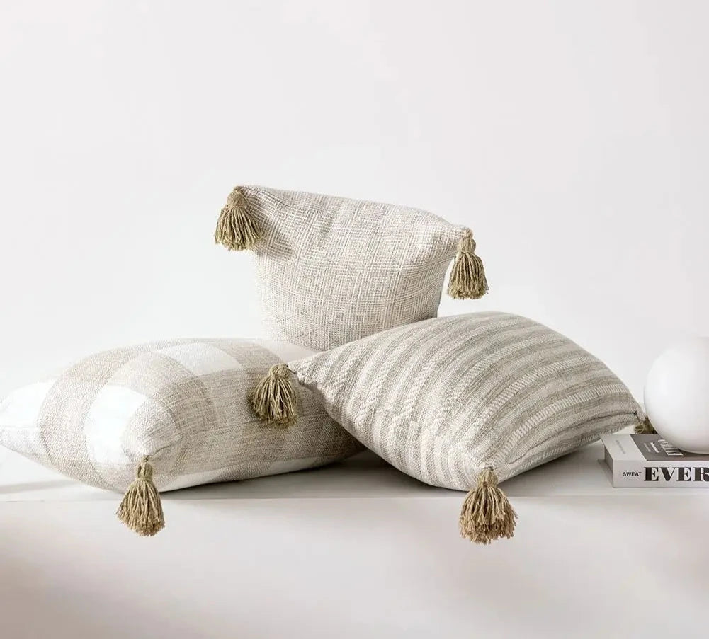 Tassels Cushion Cover