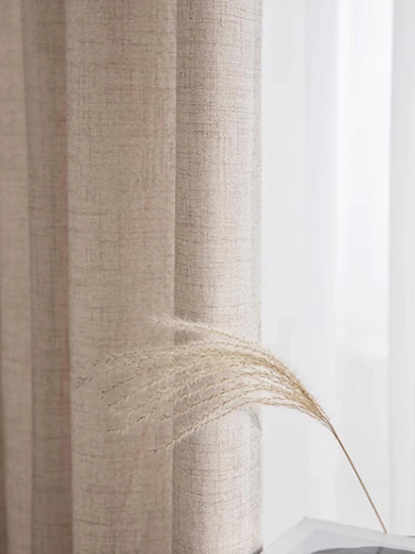 Japanese Style Thickened Cotton Curtain