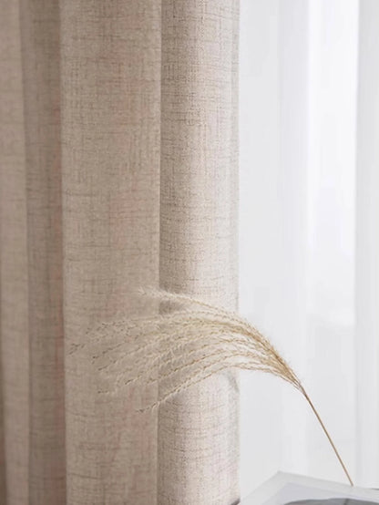 Japanese Style Thickened Cotton Curtain