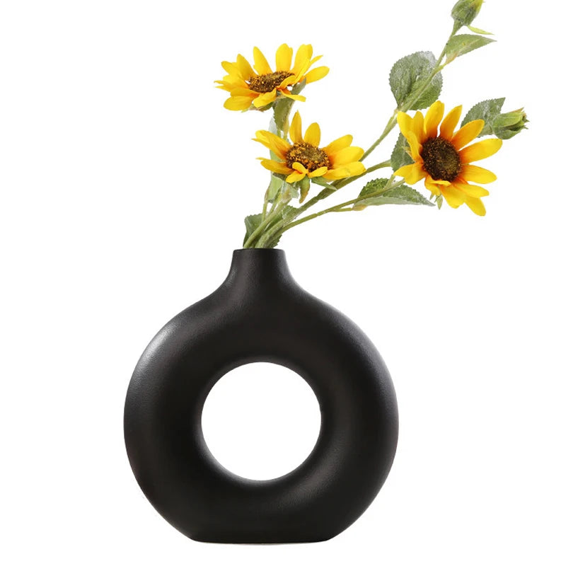 Circular Hollow Vase