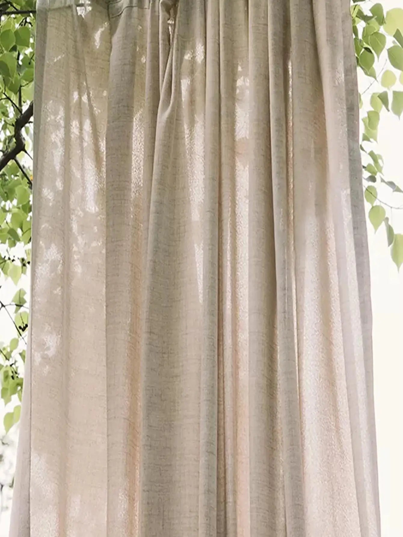 Japanese Style Thickened Cotton Curtain