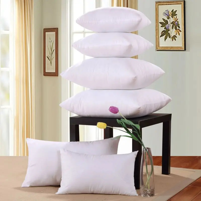 The cushion is filled with wear-resistant pure PP cotton, 8 sizes are available, the classic pillow core, soft and personalized