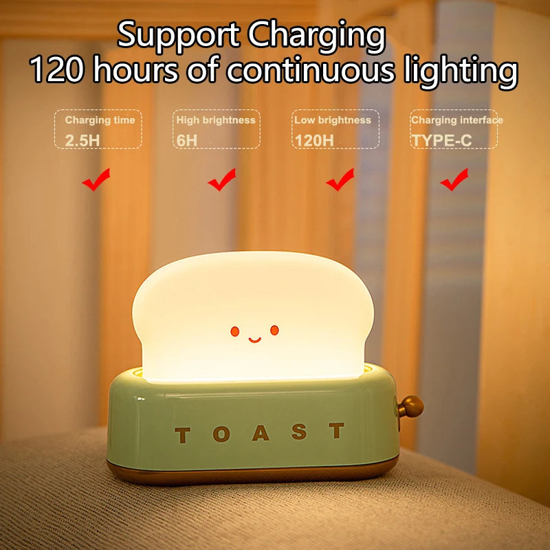 Bread Toast Table Light