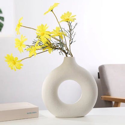 Circular Hollow Vase