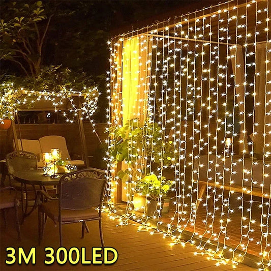 LED Curtain String Lights