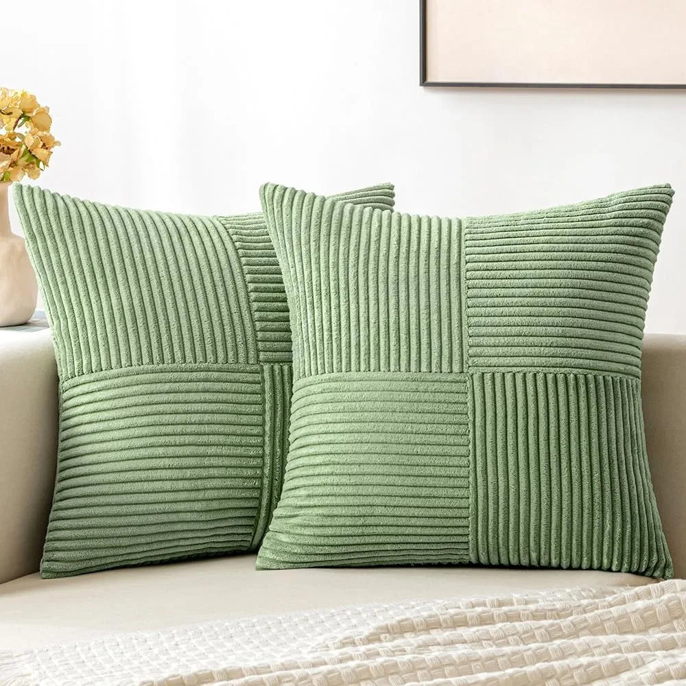 Spliced Throw Pillow Cover