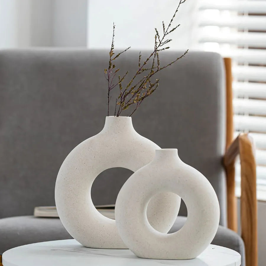 Circular Hollow Vase