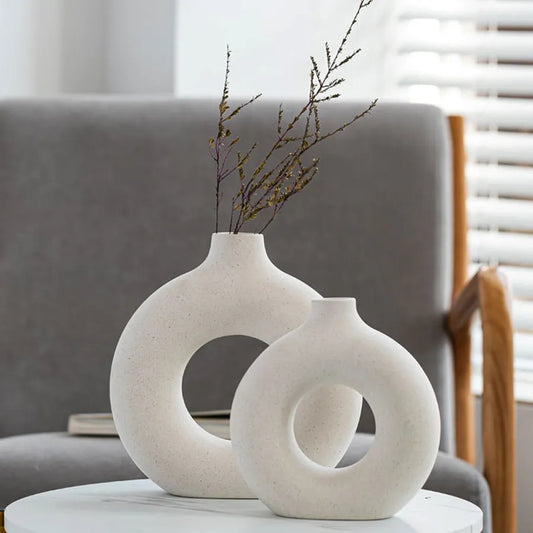 Circular Hollow Vase