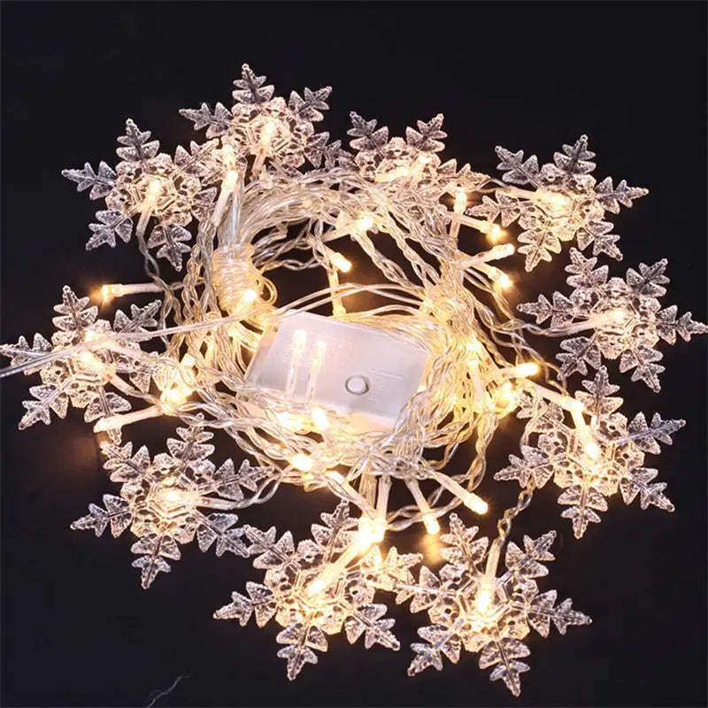 Snowflakes LED String Lights