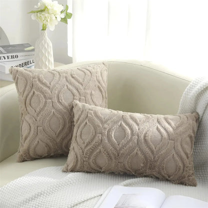 Faux Wool Cushion Cover